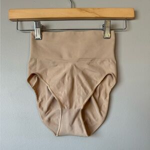 Skims l/xl beige high waisted brief shape ware!